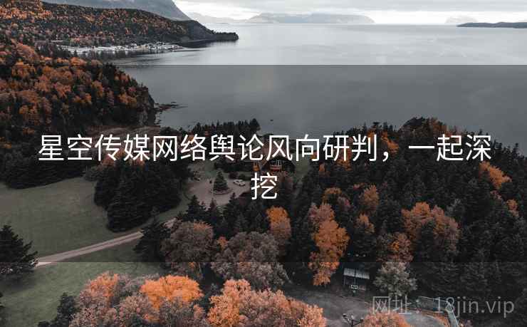 星空传媒网络舆论风向研判，一起深挖