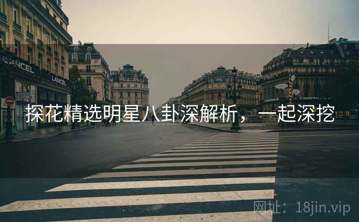 探花精选明星八卦深解析，一起深挖