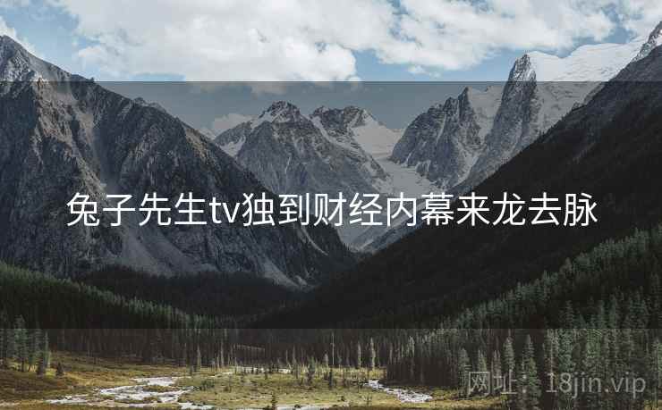 兔子先生tv独到财经内幕来龙去脉