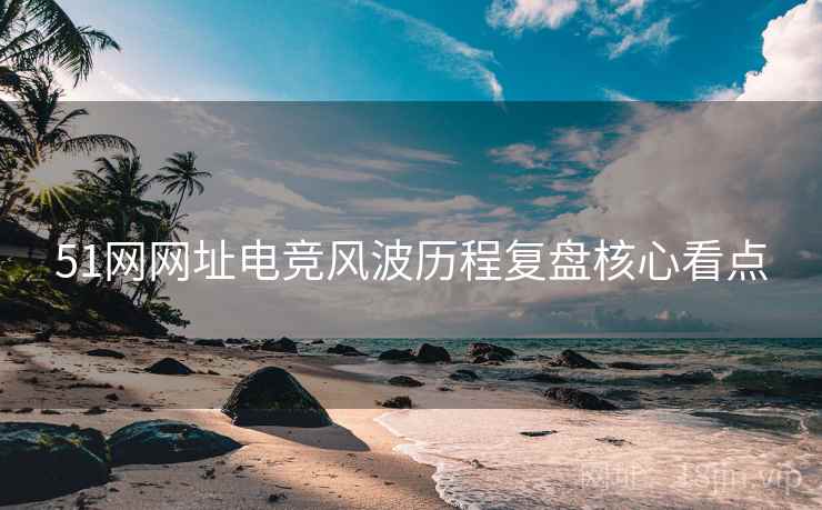51网网址电竞风波历程复盘核心看点