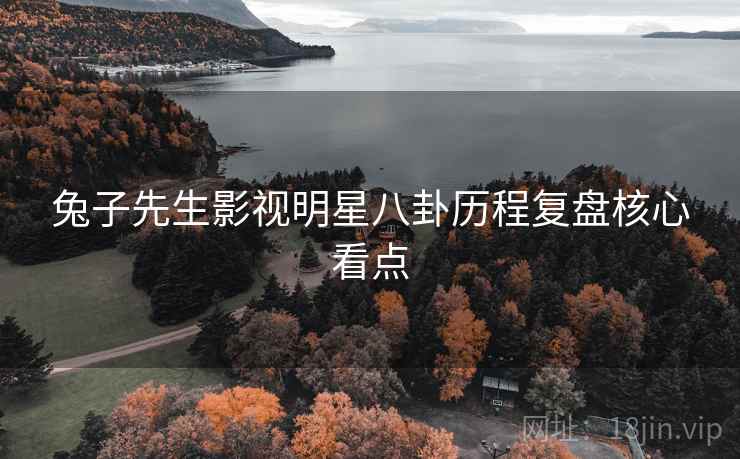 兔子先生影视明星八卦历程复盘核心看点
