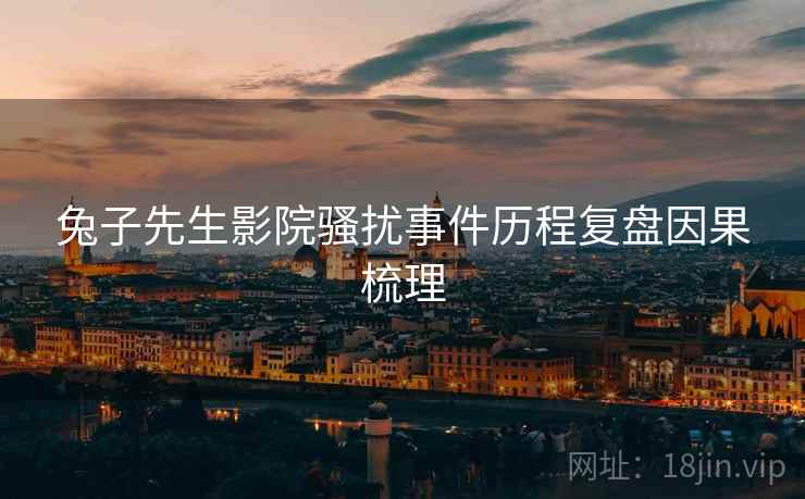 兔子先生影院骚扰事件历程复盘因果梳理
