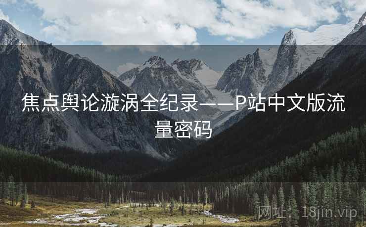 焦点舆论漩涡全纪录——P站中文版流量密码