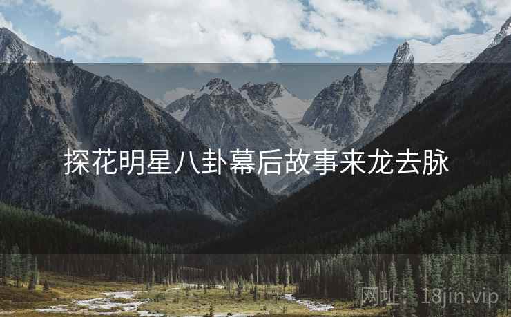 探花明星八卦幕后故事来龙去脉
