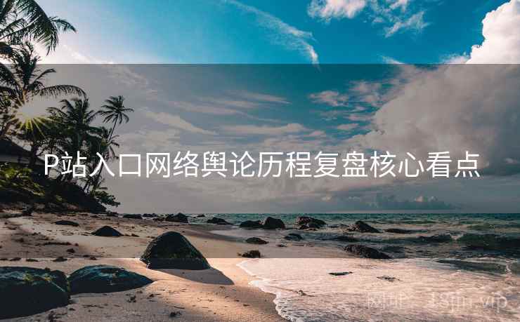 P站入口网络舆论历程复盘核心看点